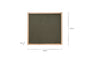 Anesha Upholstered Linen Headboard - Olive Green