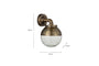 Abeo Outdoor Wall Lamp - Antique Brass