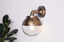 Abeo Outdoor Wall Lamp - Antique Brass