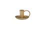 Amri Iron Candlestick - Antique Brass
