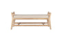 Avanthi Upholstered Sleigh Bench - Natural