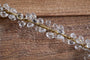 Danvi Glass Drop Garland - Brass & Clear