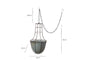 Abari Caged Hanging Planter