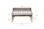 Bahula Decorative Iron Bench