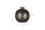 Endo Recycled Iron Vase - Black