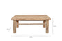 Ibo Reclaimed Wood Coffee Table - Natural
