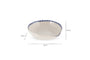 Indigo Drop Spoon Rest - Cream & Indigo