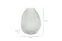 Linsy Ribbed Glass Vase - Clear