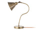 Damba Desk Lamp - Antique Brass-Trade nkuku