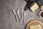 Darsa Cheese Knife Set - Brushed Silver (Set of 4)