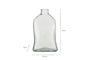 Ellam Recycled Glass Bottle Vase - Clear