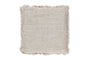 Gili Linen Cushion Cover - Dark Green & Natural
