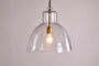Inayah Recycled Glass Pendant - Clear-Trade nkuku