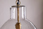 Inayah Recycled Glass Pendant - Clear-Trade nkuku