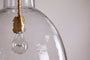 Inayah Recycled Glass Pendant - Clear-Trade nkuku