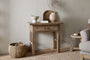 Ibo Reclaimed Wood 1 Drawer Console Table - Natural