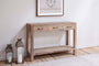 Ibo Reclaimed Wood 3 Drawer Console Table - Natural