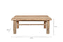 Ibo Reclaimed Wood Coffee Table - Natural
