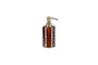 Ilcoso Recycled Hammered Glass Soap Dispenser - Amber
