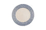 Indigo Drop Side Plate - Cream & Indigo
