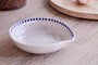 Indigo Drop Spoon Rest - Cream & Indigo