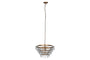 Kagitha Recycled Glass Statement Chandelier - Clear