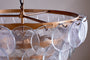 Kagitha Recycled Glass Statement Chandelier - Clear