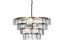 Kagitha Recycled Glass Statement Chandelier - Clear