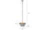 Kagitha Recycled Glass Chandelier - Clear-Trade nkuku