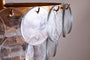 Kagitha Recycled Glass Chandelier - Clear-Trade nkuku