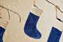 Karru Cotton Velvet Mini Stockings - Indigo (Set of 3)