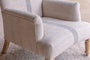 Kallu Wool & Cotton Occasional Chair - Natural