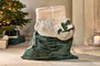 Karru Cotton Velvet Sack - Forest Green