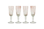 Llanera Champagne Glass - Plum - (Set of 4)-Trade nkuku