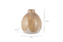 Lucia Ceramic Vase - Terracotta Mix