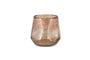 Linora Recycled Glass Tealight Holder - Terracotta