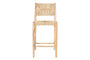 Lohanda Acacia & Munja Grass Counter Chair - Natural