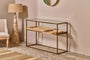 Luzon Iron & Mango Wood Display Console Table