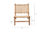 Madrisana Acacia & Rattan Woven Chair