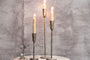 Mbata Brass Candlestick - Antique Brass