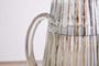 Minati Ribbed Glass Jug - Clear