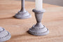 Moremi Candle Holders - Aged Zinc - (Set of 3)