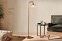 Mulia Recycled Glass Floor Lamp - Antique Brass