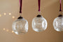 Nishan Pinched Baubles - Clear (Set of 4)