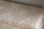 Aranya Cotton & Jute Upholstered Storage Bench - Natural