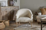 Aranya Cotton & Jute Occasional Chair - Natural