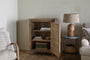 Ibo Reclaimed Wood Slatted Low Cabinet - Natural