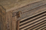 Ibo Reclaimed Wood Slatted Low Cabinet - Natural