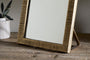 Baja Standing Mirror - Antique Brass
