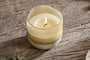 Oakmoss & Rose 1 Wick Scented Candle - Yellow